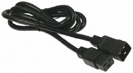 Кабель электропитания с разъёмами С19-C20 ITK PC-C19C20-1M, 3х1,5, 1м