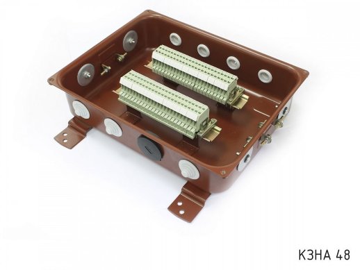Клеммная коробка с наборными зажимами ЗЭТА КЗНА-48 У3 IP43 (zeta30313)