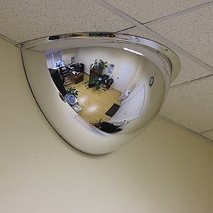 Зеркало купольное потолочное Satel BG D=600х360 (1/2)