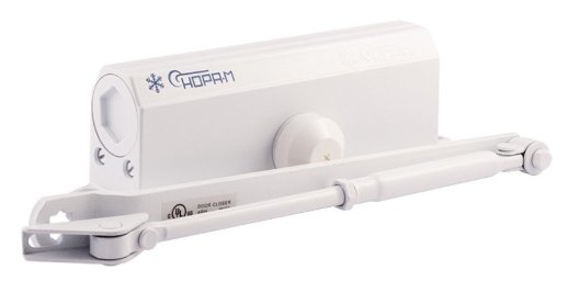 Доводчик дверной NORA-M НОРА-М №4S (белый)