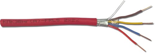 Кабель для систем ОПС и СОУЭ огнестойкий, с низким дымо и газовыделением СПКБ-Техно КПКЭВнг(А)-FRLS 2х2х2,5