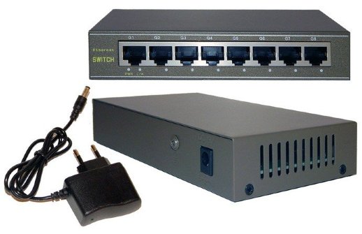 Коммутатор 8-портовый Gigabit Ethernet ComOnyx CO-SW8G