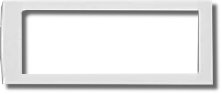 Рамка универсальная на 6 модулей, белая (F00015)