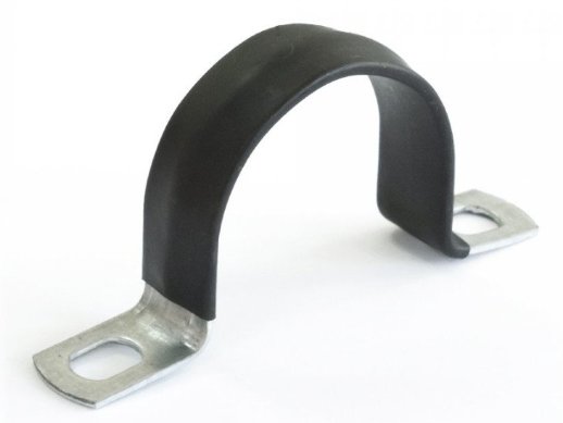 Скоба металлическая двухлапковая с полимерным покрытием СМД-П 25-26 (100 шт) (PR08.6018)