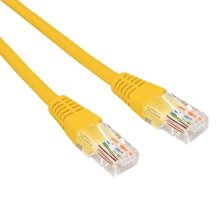 Патч-корд U/UTP CAT 6, RJ45-RJ45, 26AWG, LSZH, желтый, 3м REXANT (02-0295-3)