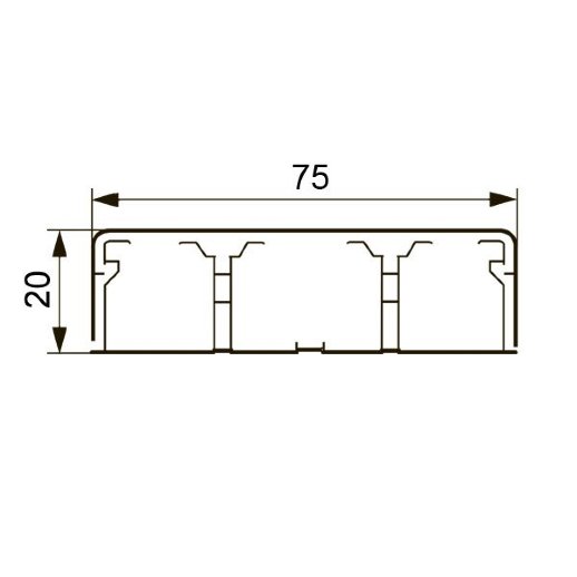 Короб LegranD Короб DLPlus 75х20 (030033)