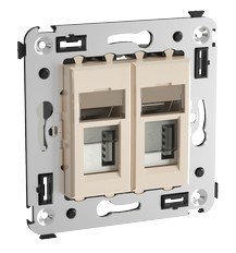 Розетка USB ДКС Розетка USB в стену Avanti ванильная дымка (4405543)