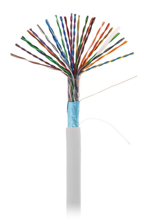 Кабель «витая пара» (LAN) для структурированных систем связи NETLAN F/UTP 25pair, Cat5, In, PVC (EC-UF025-5-PVC-GY-3)