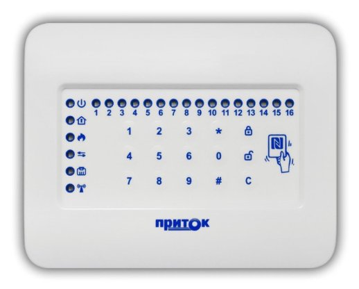 Клавиатура СОКРАТ ППКОП NFC (16)