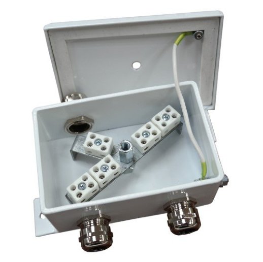 Коробка монтажная огнестойкая Гефест КМ-О (10к)-IP66-d три ввода