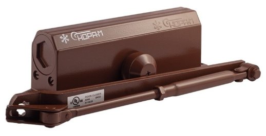 Доводчик дверной NORA-M НОРА-М №4S (коричневый)