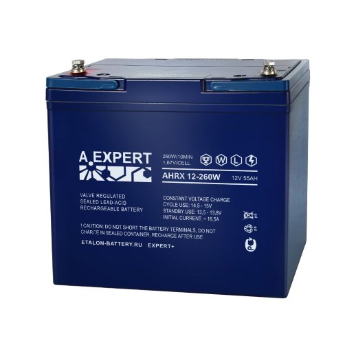 Аккумулятор герметичный свинцово-кислотный ETALON ETALON A.EXPERT AHRX 12-260W