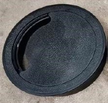 Громмет черный 75мм (170107 BK)