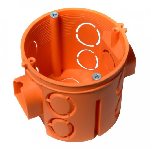 Коробка установочная 68х62 углубленная стойкая к горению (80-0510-2С)