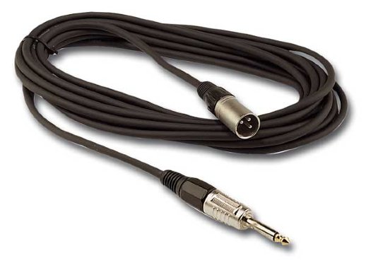 Корд микрофонный, Jack-XLR Прочие зарубежные Jack(ш)-XLR (ш)/10