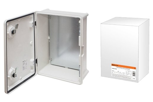 Бокс пластиковый антивандальный TDM ЕLECTRIC ЩПМП-1-1, GRP, IP65, IK10, 400х300х170