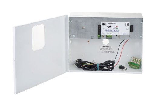 Источник вторичного электропитания резервированный для систем видеонаблюдения К-Инженеринг БИРП-12/6,0V (Video)