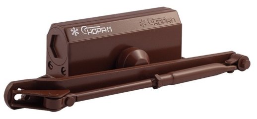 Доводчик дверной NORA-M НОРА-М №3S бол. F (коричневый)