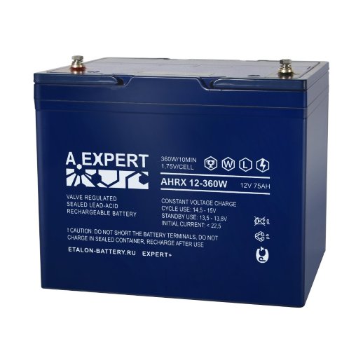 Аккумулятор герметичный свинцово-кислотный ETALON ETALON A.EXPERT AHRX 12-360W