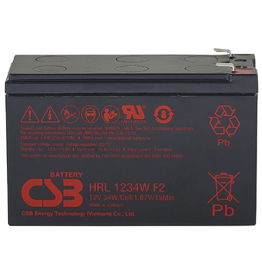 Аккумулятор герметичный свинцово-кислотный CSB CSB HRL 1234W FR