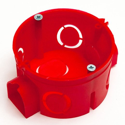 Коробка установочная 64х40 с саморезами Промрукав Коробка установочная 64х40 с саморезами (80-0500С)