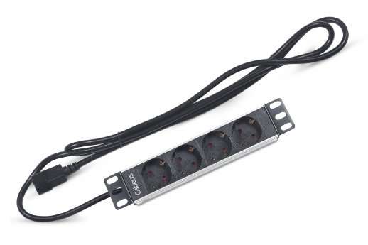 Блок розеток 10" CABEUS PDU-4P-2EU (7981c)
