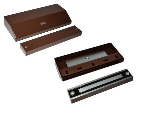 Влагозащищённый электромагнитный замок ЭКСКОН AL-250FT-12V (коричневый)