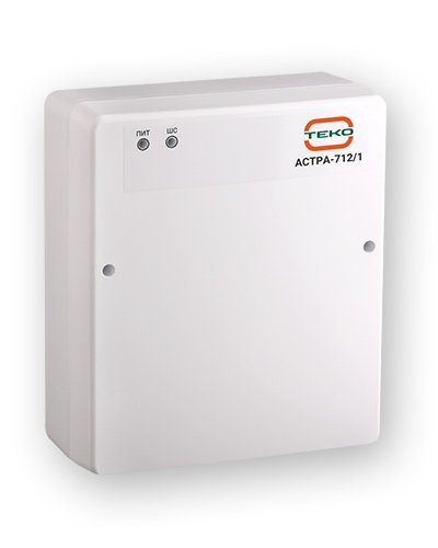 Прибор приемно-контрольный охранный ТЕКО Астра-712/1