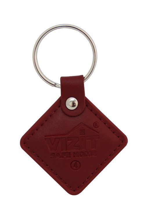Брелок proximity кожаный VIZIT VIZIT-RF2.2 (Red)