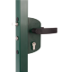 Замок механический для калиток Locinox LAKZ4040 P1L (цвет: RAL 6005, зеленый)