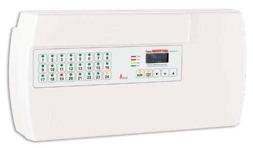 Прибор приемно-контрольный охранно-пожарный Магистраль Гранд МАГИСТР 24Арс (версия 2)