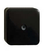 Коробка коммутационная для 2х2 проводов Магнито-Контакт КС-2, черный (Магнито-Контакт)