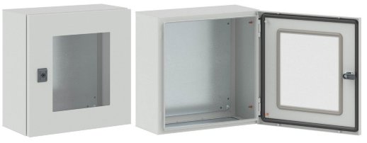 Навесной шкаф с прозрачной дверью ДКС Навесной шкаф CE, 400x400x200 мм, IP66 (R5CEX0442)