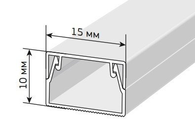 Короб IEK Короб 15х10 ЭЛЕКОР (CKK10-015-010-1-K01)
