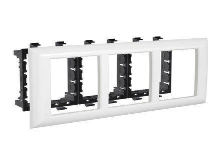 Рамка-суппорт ДКС Рамка-суппорт Avanti для In-liner Front 6 модулей белый (4400916)