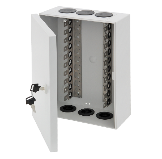 Бокс настенный распределительный NIKOMAX NMC-WBPL10-PK