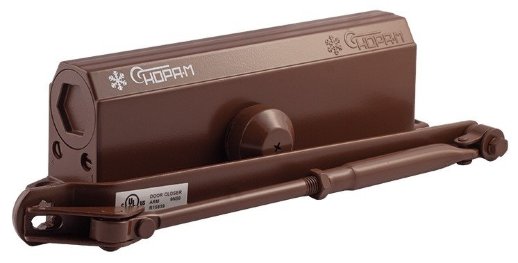 Доводчик дверной NORA-M НОРА-М №5S (коричневый)