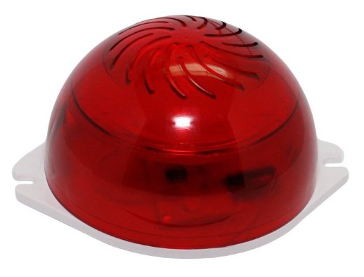 Оповещатель охранно-пожарный свето-звуковой Комтид Филин (ПКИ-СП12) (красный)