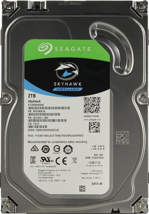 HDD 2000 GB (2 TB) SATA-III SkyHawk (ST2000VX008)