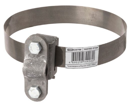 Держатель хомут Ø10-160 мм нержавеющая сталь, для прута Ø6-10мм TDM (SQ2402-3186)