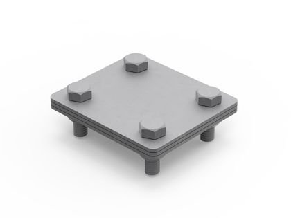 Соединитель полоса - полоса ДКС Соединитель полоса - полоса, 100х100 мм (NG3106)