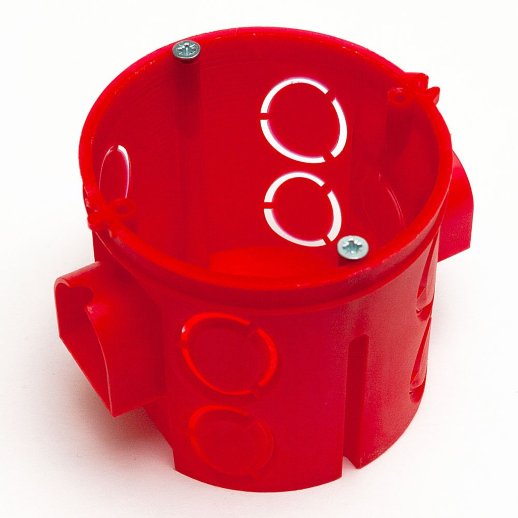 Коробка установочная углубленная 64х60 с саморезами Промрукав Коробка установочная углубленная 64х60 с саморезами (80-0510С)