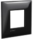 Рамка ДКС Рамка ARTLEBEDEV черный квадрат Avanti 2 модуля (4402902)