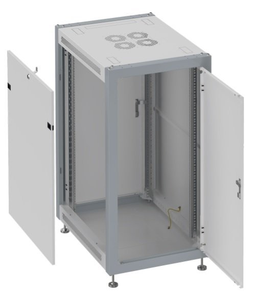 Шкаф напольный 19-дюймовый, 15U SYSMATRIX SL 6015.722 (8159s)