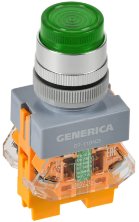Кнопка D7-11DNZS d=22мм зеленая GENERICA (BBT50-11DNZS-3-11-K06-G)