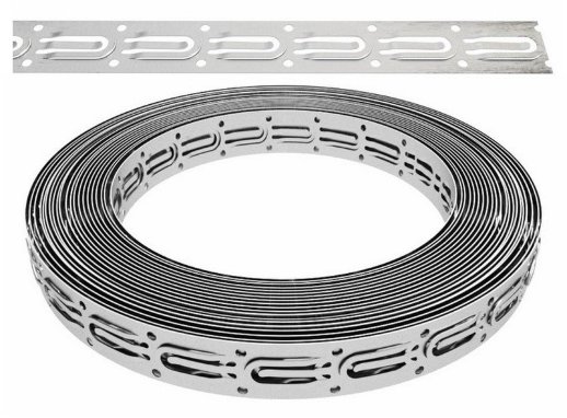 Лента монтажная перфорированная Rexant Монтажная перфорированная лента для теплого пола 20х0.55 мм, 10 м (07-7110-4)