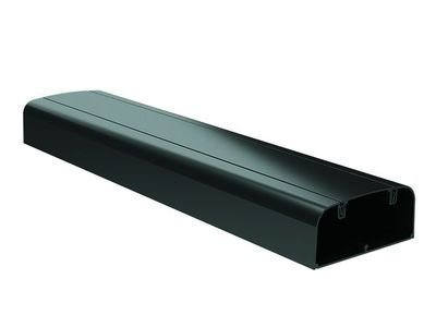 Короб с фронтальной крышкой ДКС Короб 110х50мм с фронтальной крышкой, черный (01050A)