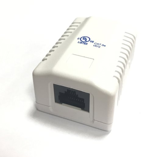 Розетка компьютерная 1 выход LISTED RJ-45-1 (8P8C) CAT5e, 1 выход (LISTED) компьютерная розетка