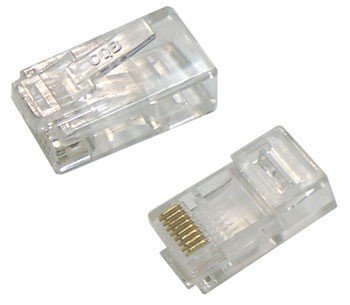 Разъем RJ-45 Hyperline PLUG-8P8C-U-C5-100 (100 шт)