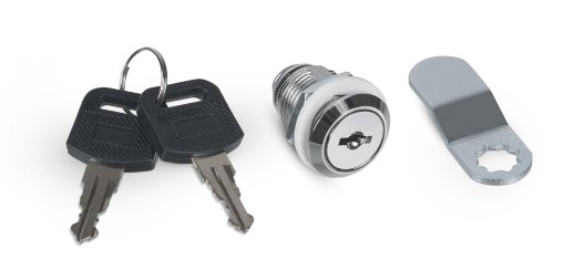 Замок от задней двери и боковых панелей напольных и настенных шкафов серии SH-05C-, ND-05C-, SH-05F- CABEUS JC01 (9037c)